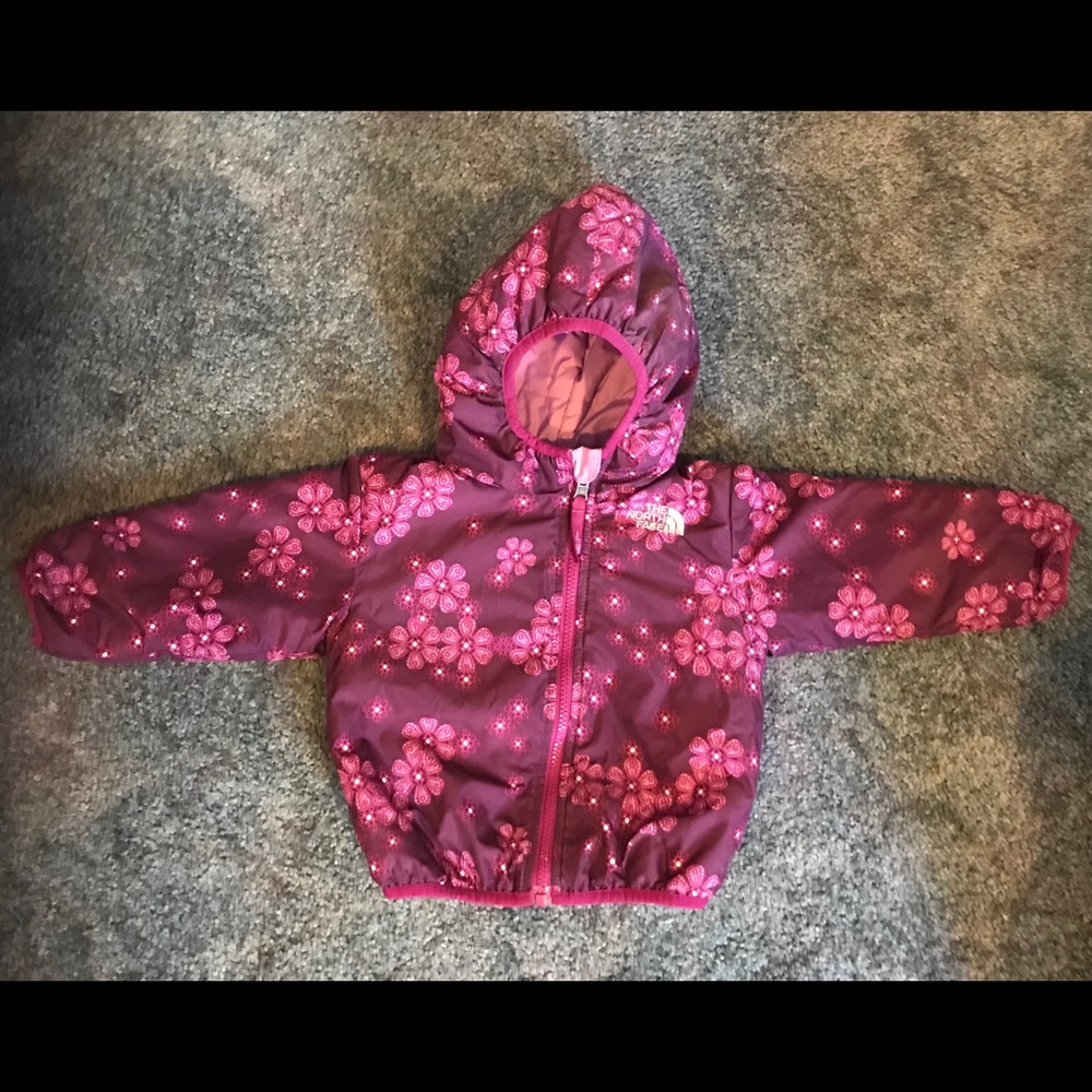 12-18M NORTH FACE Baby Girl’s REVERSIBLE Jacket
